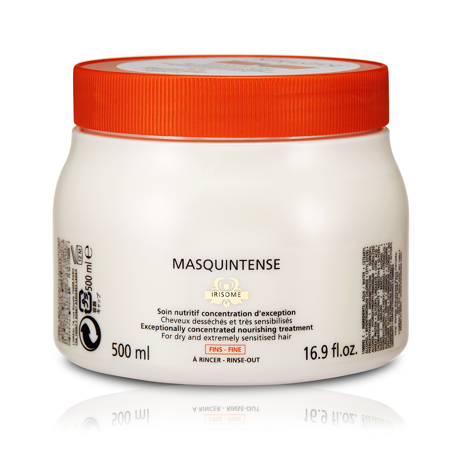 Paris Nutritive Masquintense Irisome Exceptionally Concentrated Treatment - Fine Hair (For Dry Extremely Sensitised Hair)500 ml 16.9 oz AKB Beauty